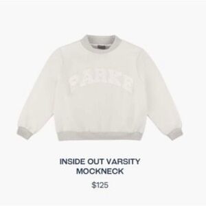 Parke Inside Out Varsity Mockneck Sweater